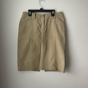 Isaac Mizrahi Beige Skirt